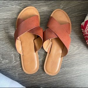 Brown sandals